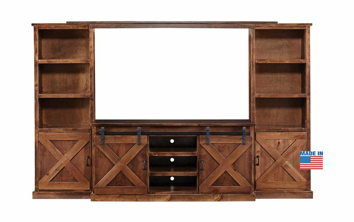 FARMHOUSE 4 PIECE ENTERTAINMENT CENTER - Image 2