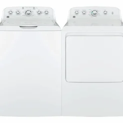 G.E. TOP LOAD WASHER & DRYER PAIR