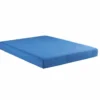 BLUE MEMORY FOAM TWIN MATTRESS/BUNKIE BOARD