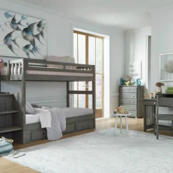 HARLEY TWIN OVER TWIN STAIRBED