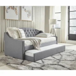 JOLENE GREY DAYBED W/TRUNDLE