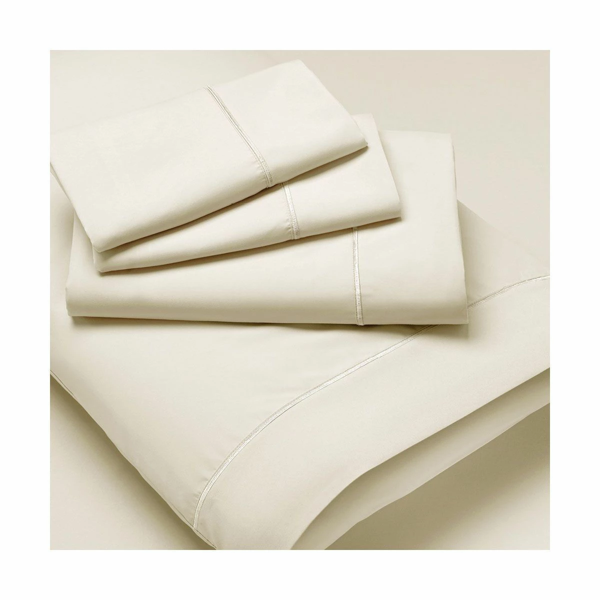 SIGNATURE IVORY QUEEN SHEET SET