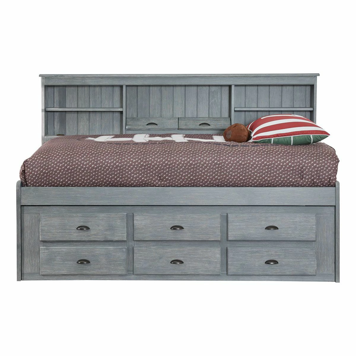 ASHBURY FULL BOOKCASE STORAGE BED - Image 2