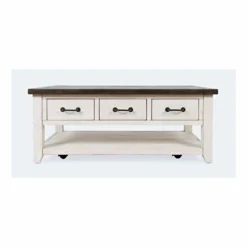 PARK VIEW CASTERED COFFEE TABLE W/3 DRAWERS