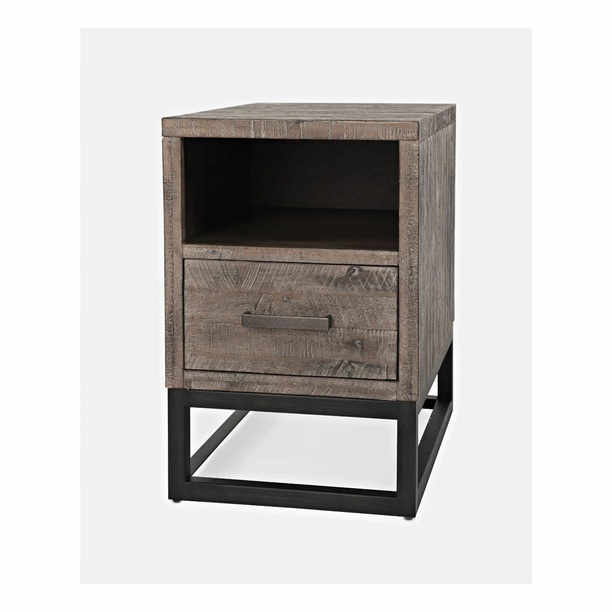 WILLOW OAK CHAIRSIDE TABLE W/DRWR/2OUTLETS/2USB - Image 3